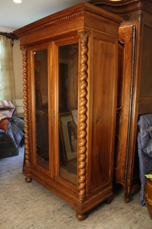 19th C. Continental Biblioteche Glass Door Cabinet (1 of 7)