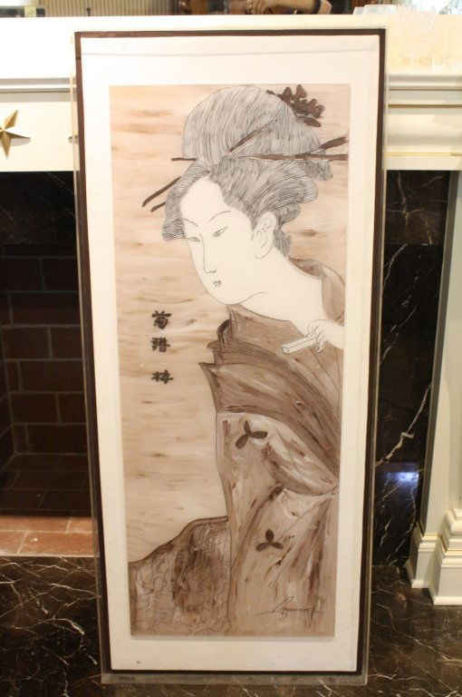 LIPSOME Japanese Portrait on Lucite (1 of 6)