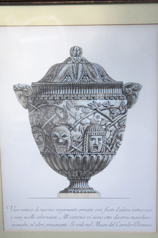 Decorative Framed Antique Vase Print (1 of 4)