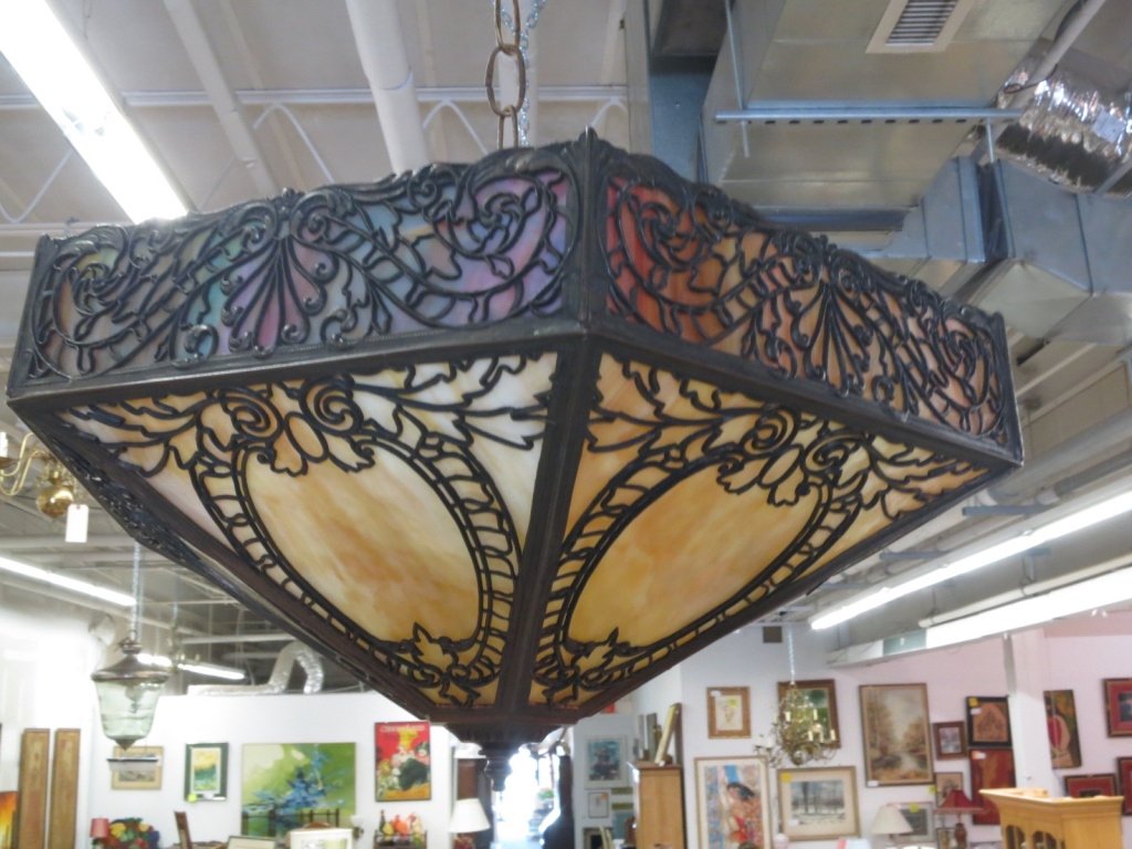 TIFFANY Style Handing Chandelier (1 of 8)