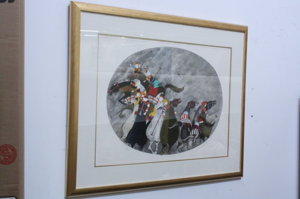 BOULANGER Horse Races Signed Litho (1 of 8)