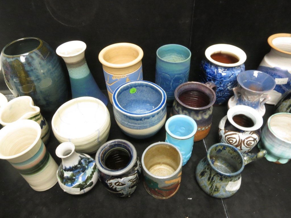 BOX LOT 5 Blue thumb. Planter Vases Pots (1 of 6)