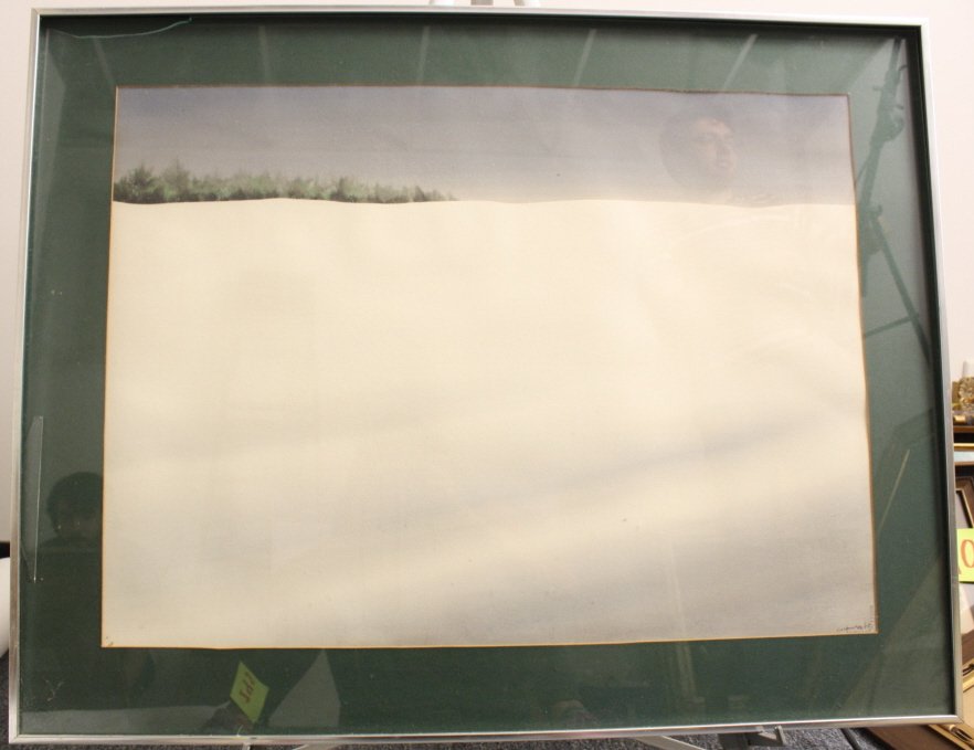 Signed litho of arctic tundra (1 of 4)