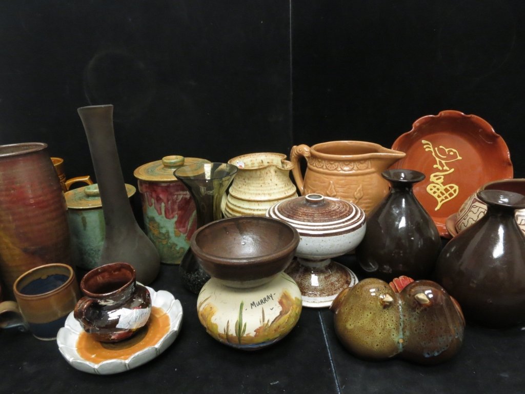 BOX LOT 10 Brown Table Articles 2 (1 of 4)