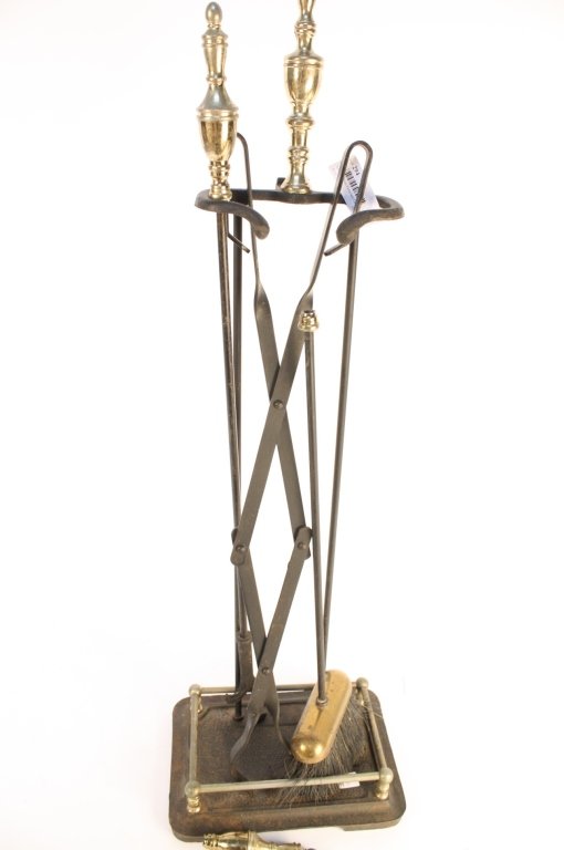 Iron and Brass Fireplace Equipment (1 of 3)
