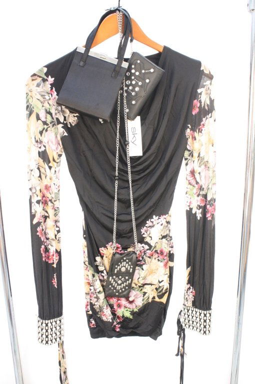 SKY black top with rhinestones and evening bags (1 of 6)