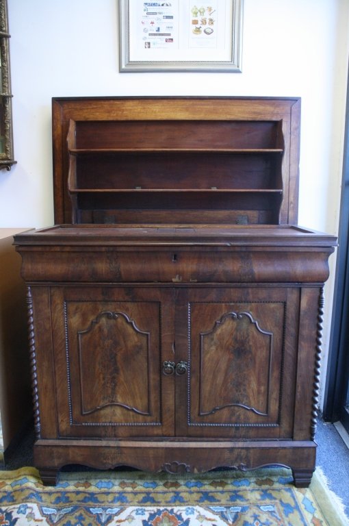 Antique English Multifunction Mahogany Cabinet (1 of 8)