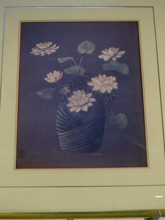 Claude Schinder Framed Floral artwork (1 of 10)
