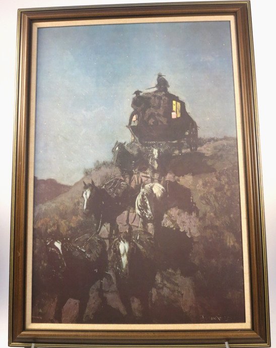 FREDERIC REMINGTON The Old Stage Coach... Print (1 of 5)