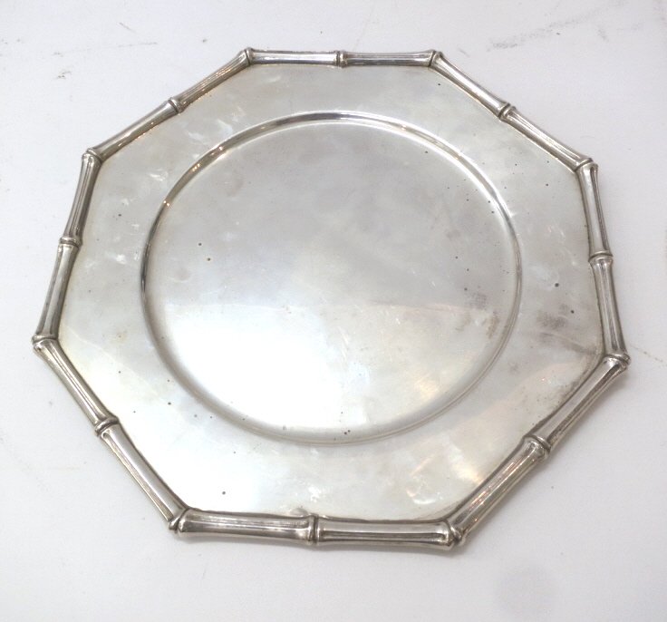 TIFFANY & CO. Sterling Silver Octagon Plate (1 of 4)