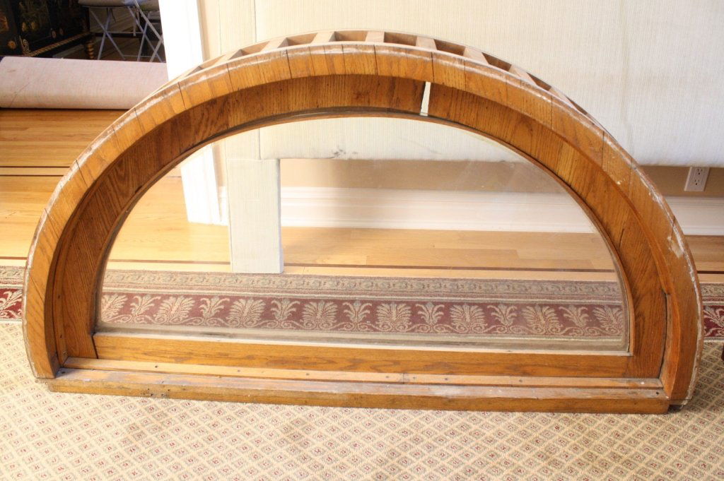 Architectural Salvage Half Moon Arch Sculpture (1 of 3)