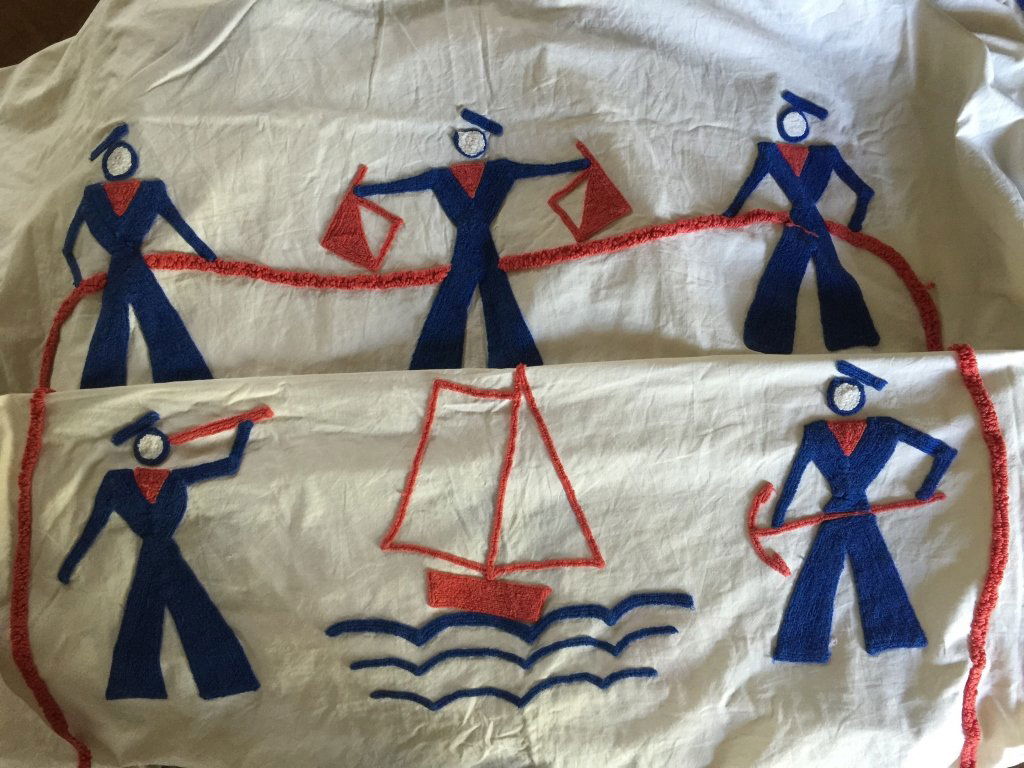 Vintage Hand Made Chenille Bed Cover Circa 1930s (1 of 7)