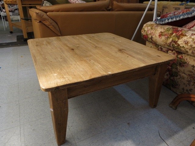 Antique Pine Coffee Table (1 of 5)