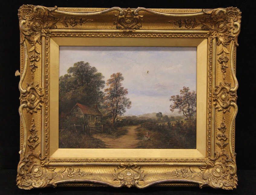 Antique English Victorian Landscape Painting (1 of 3)
