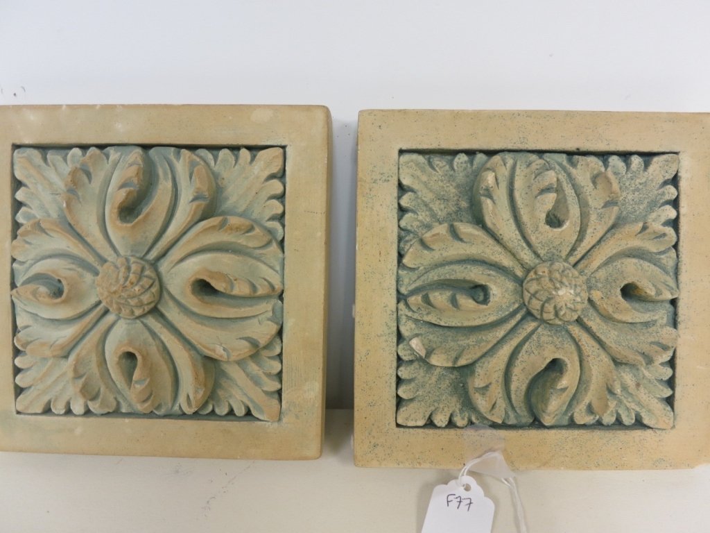 Group Lot Two Small Wall Plaques (1 of 5)