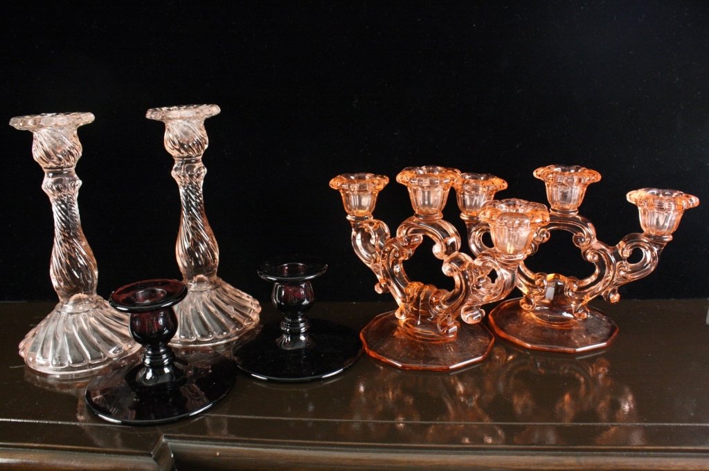Group 3 sets vintage candlesticks (1 of 4)