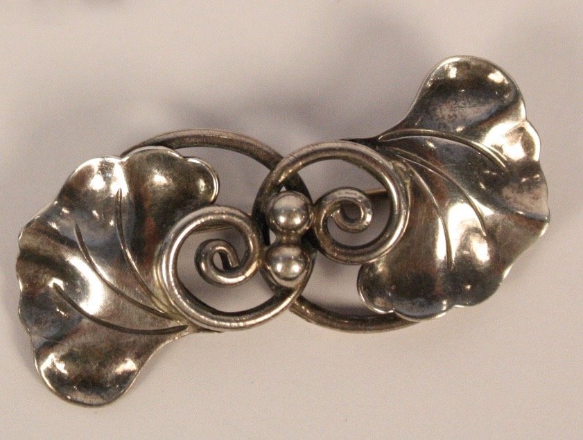 Sterling Silver Danish Skonvirke Pin (1 of 2)