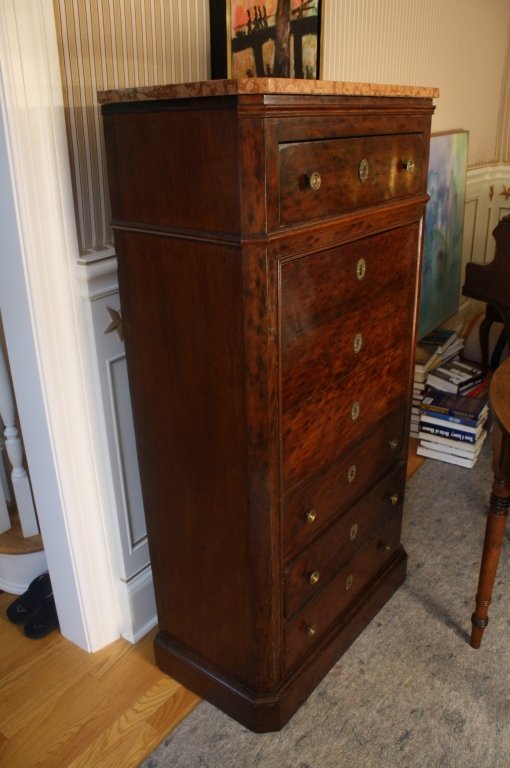 Antique French Bureau Desk Drop Down (1 of 7)