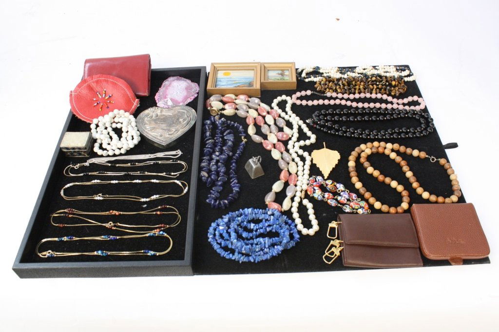 Group Lot Semi Precious Stone Costume Jewelry (1 of 7)