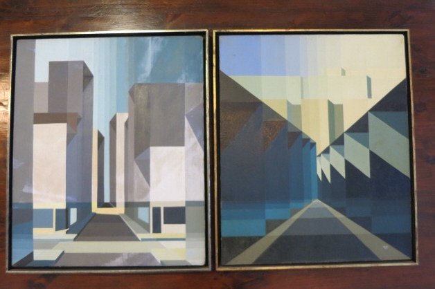 Two PARVE Signed Geometric Abstract (1 of 7)