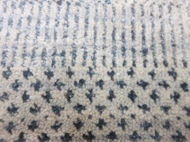 Brand New Contemporary Wool Blue Carpet Runner (1 of 7)