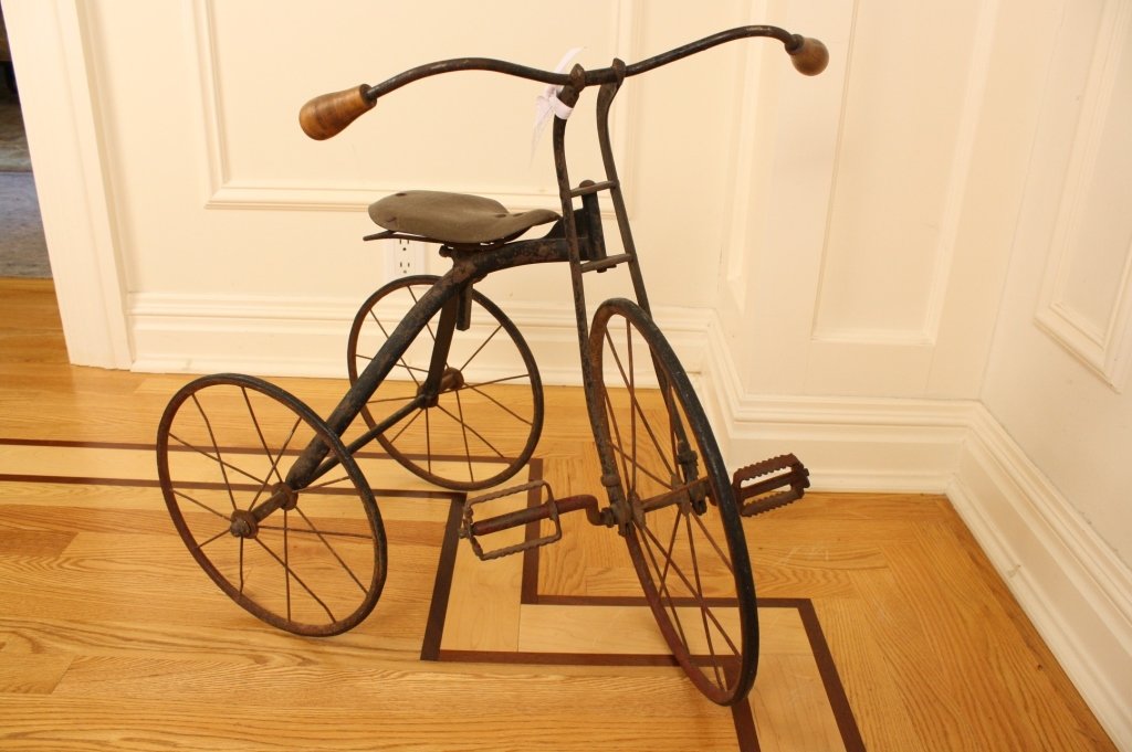 Antique American Primitive Childs Tricycle (1 of 8)