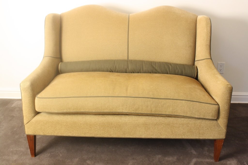 Modern Custom Upholstered Love Seat (1 of 10)