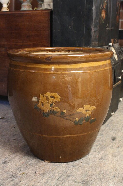 Large Asian Planter Goldfish Bowl (1 of 4)