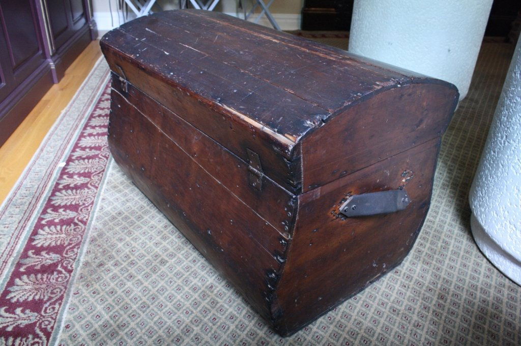 Antique Dome Top Trunk Circa 1800s (1 of 9)
