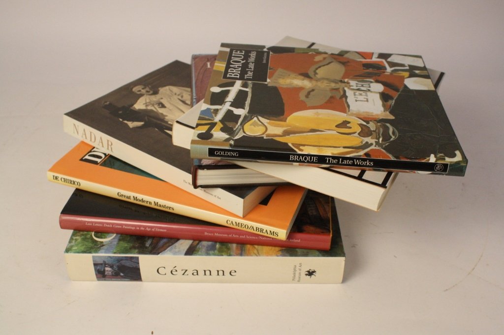 Group Lot  Art Books CEZANNE, VERMEER, NADAR (1 of 2)