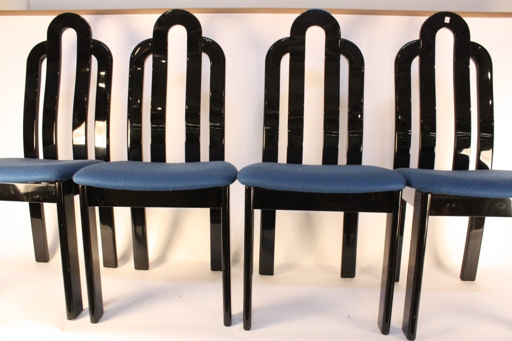Set of Vintage Karl Springer Style Chairs c. 1970s (1 of 8)