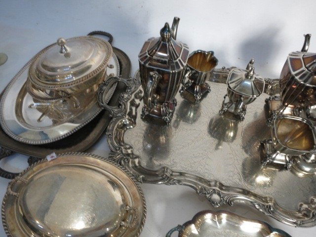 Group Lot of Antique Silver Plate (1 of 7)