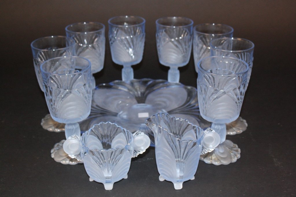 Vintage Blue 11 Piece Glassware Set (1 of 5)