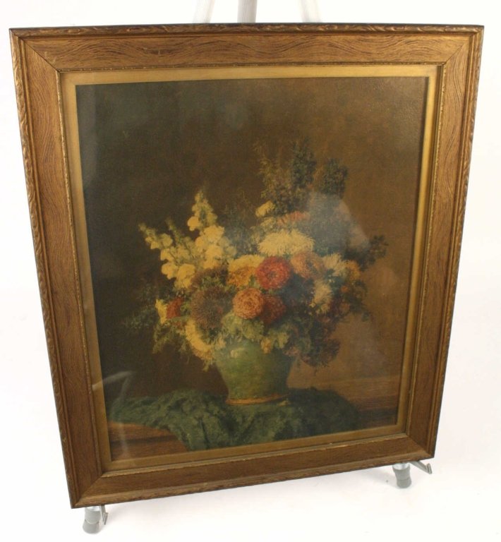 Antique Singed MAX STRECKENBACK Oil Painting (1 of 6)