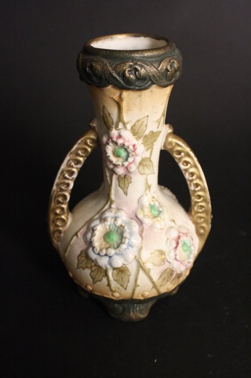 Art Nouveau Austrian Amphora Vase c. 1910 (1 of 3)