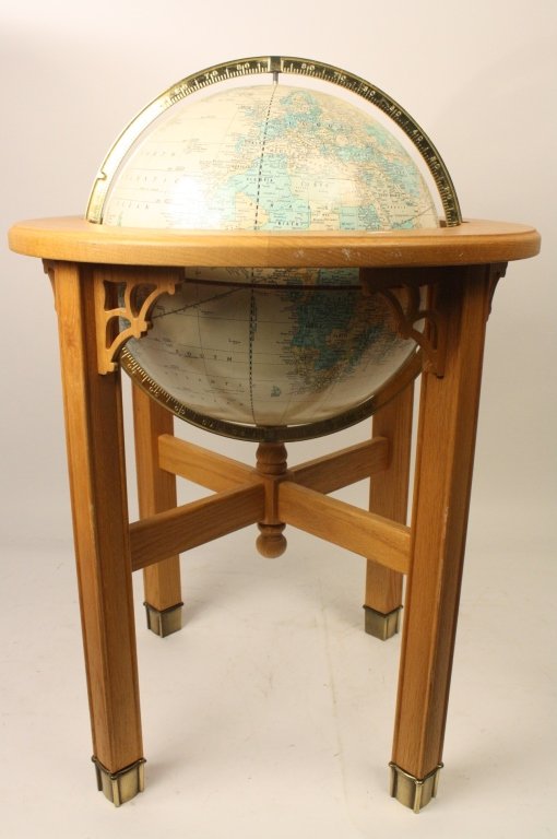 Vintage World Globe in Stand (1 of 5)