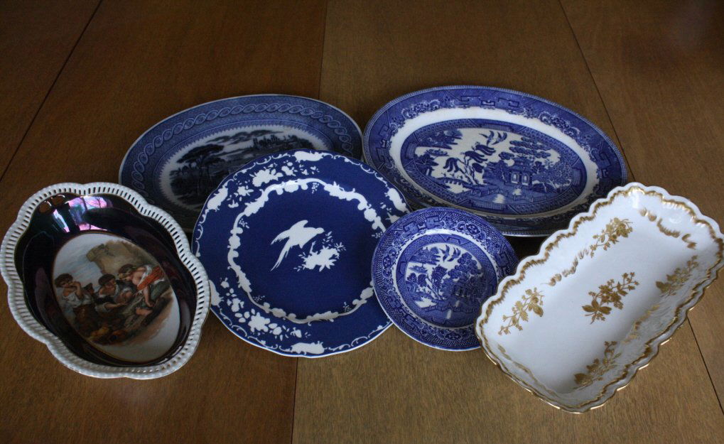 Vintage Lot of 6 Plate Collection (1 of 7)