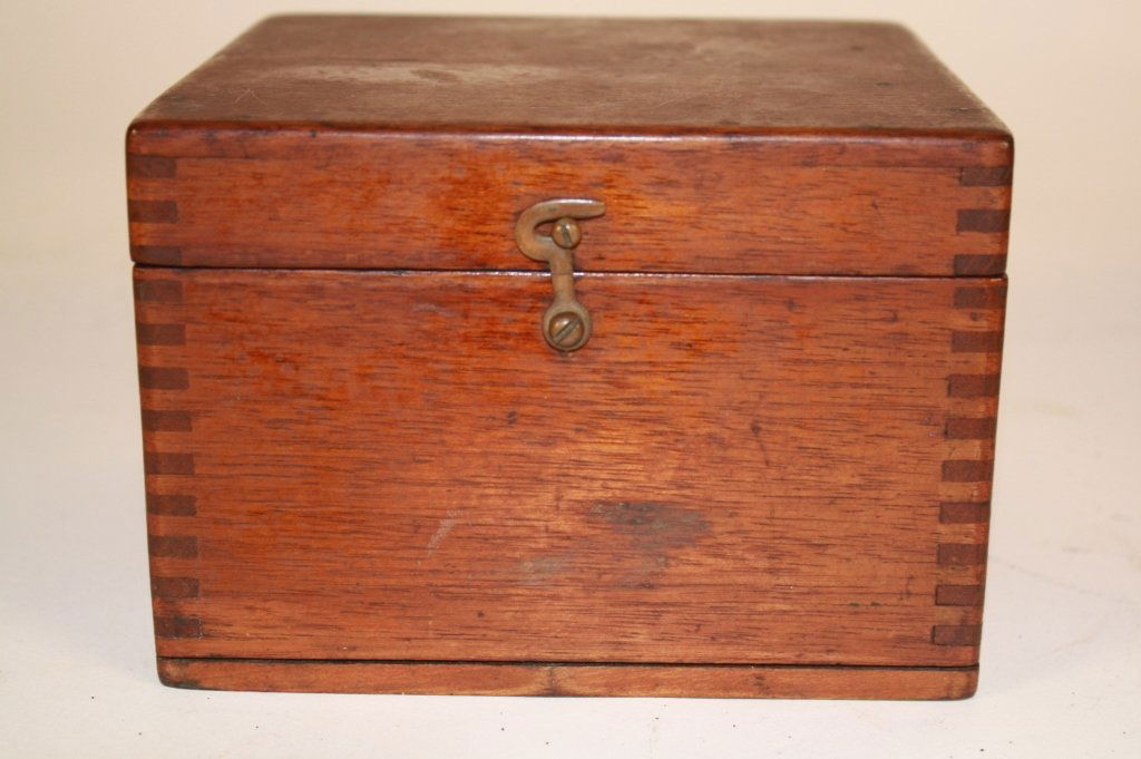 Antique M.C. Co. Polaris Ship Compas in Wooden Box (1 of 5)