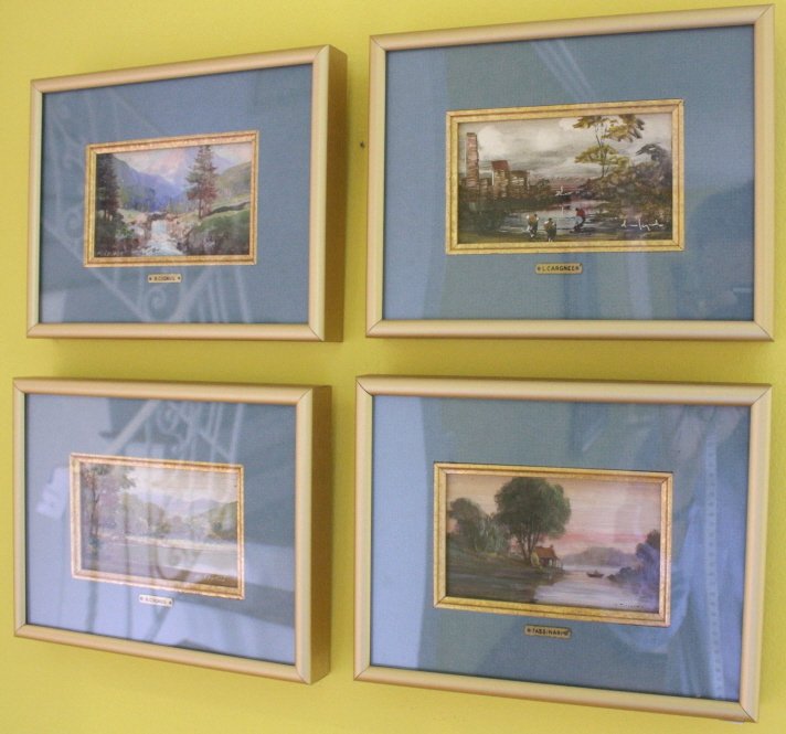 Set Four Petite Original Signed Oil Paintings (1 of 7)