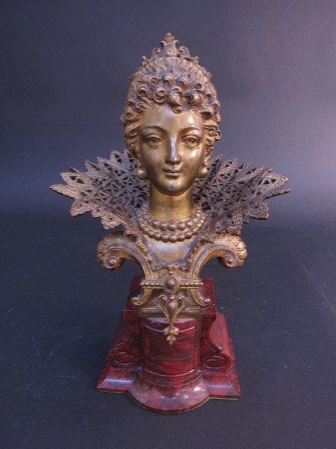 French Empire Bronze of Queen Elizabeth I (1 of 4)