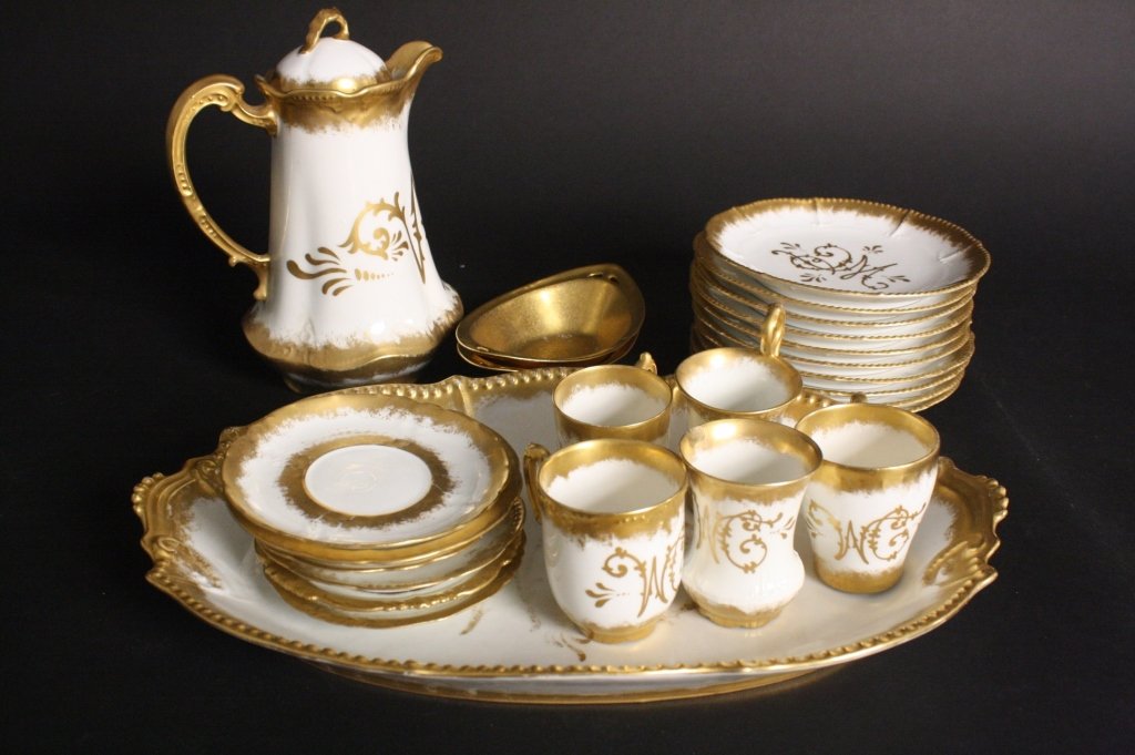 Art Nouveau Gilded Limoges Tea Set (1 of 4)