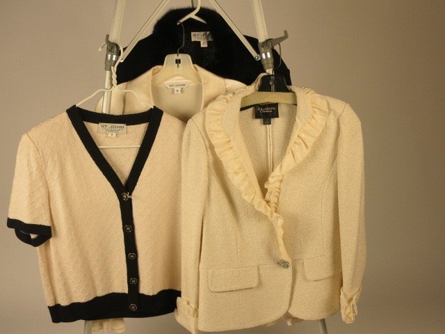 Vintage ST. JOHN Lot of 4 Tops (1 of 10)