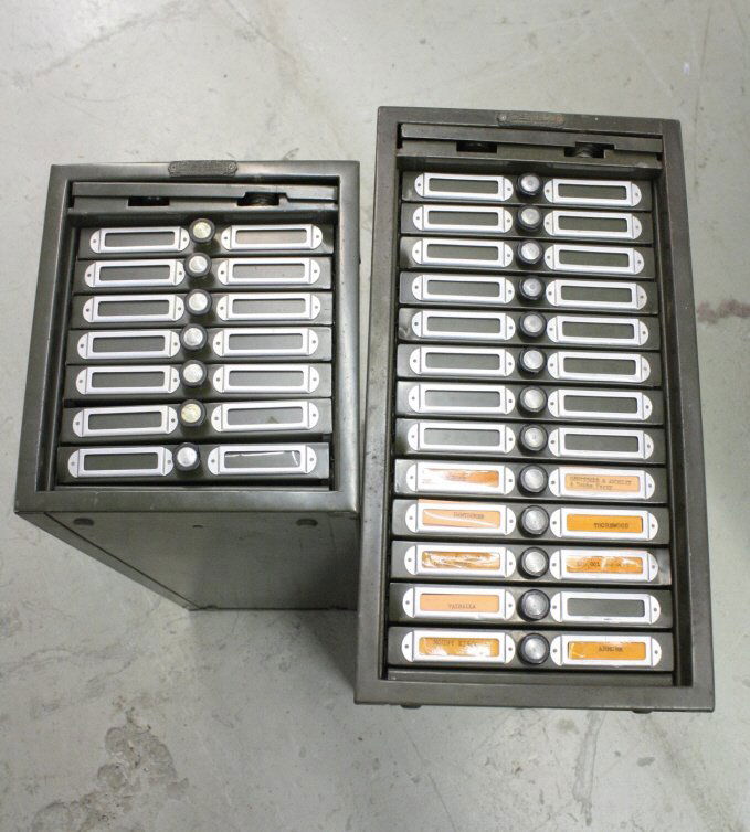 Vintage Acme Visible Records Inc. Index Cabinets (1 of 4)