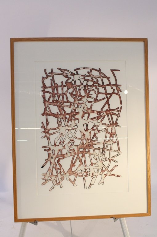 Edgar Buonagurio Mixed Media Art c. 1970s (1 of 4)