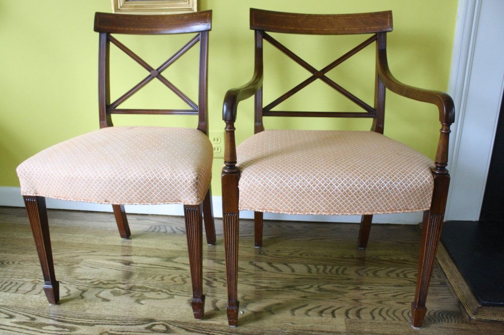 Pair of Empire Style Side Chairs (1 of 7)
