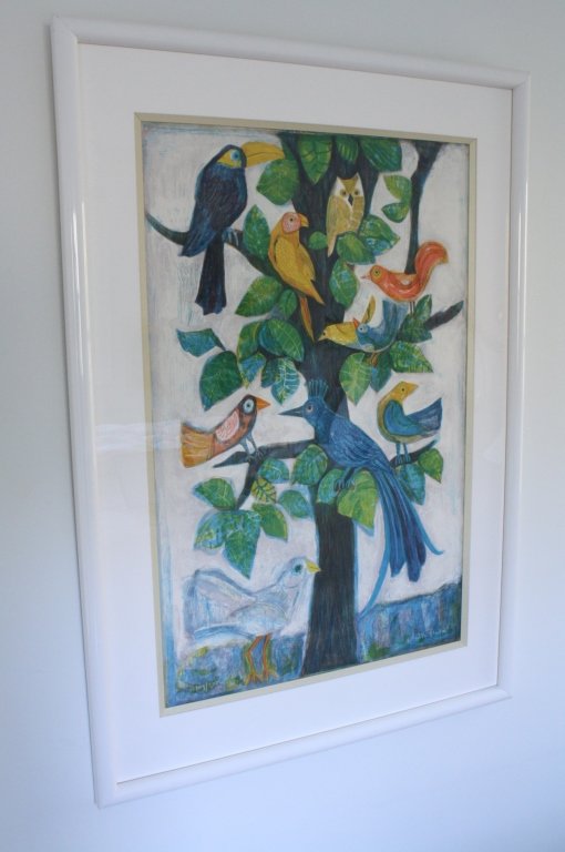 JUDITH BLESSO Birds in a Tree Litho 109/300 (1 of 5)