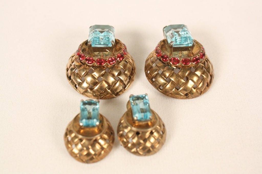 Two Sets of Clips MAZER JOMAZ c. 1940s (1 of 2)