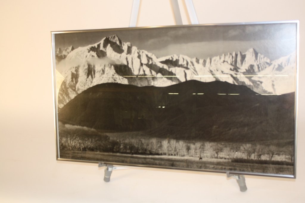 Framed Photograph Mountain Valley and Horse (1 of 4)