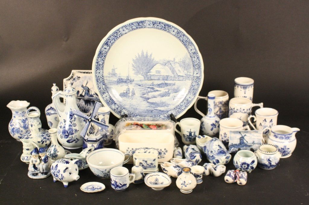 42 piece Signed Delft Collectibles Group Lot (1 of 8)