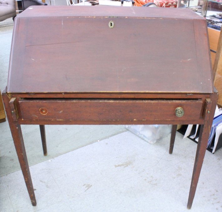 Antique Rustic Drop Front desk (1 of 7)